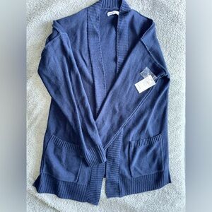 Sonoma Navy Cardigan Sweater